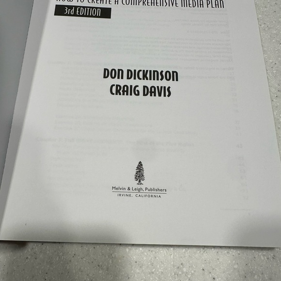 MEDIA STRATEGY & PLANNING WORKBOOK HOW TO CREATE A COMPREHENSIVE MEDIA PLAN
3rd - Picture 3 of 16